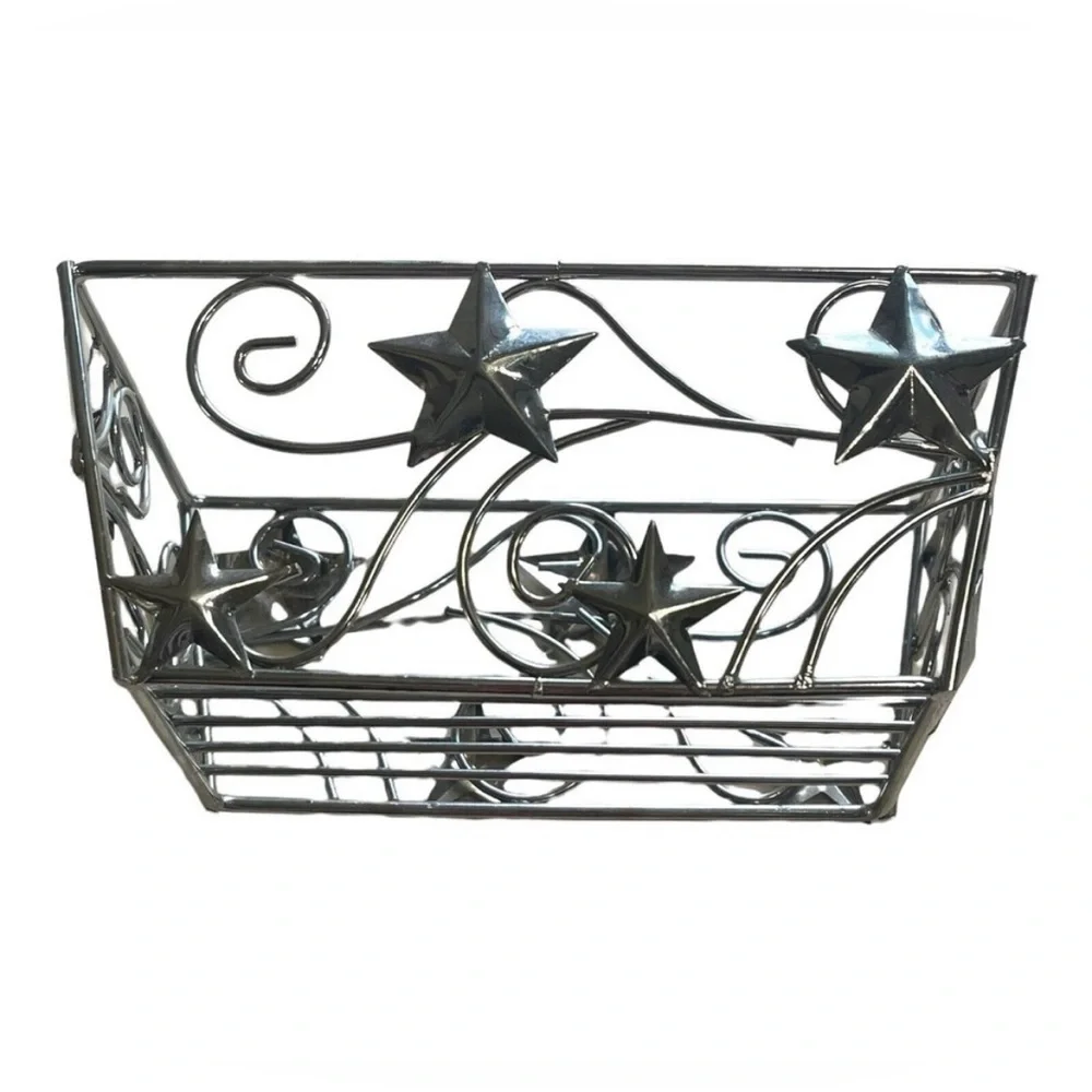 Vintage metal wire,towel,nesting, storage decoration, festive also napkin holder